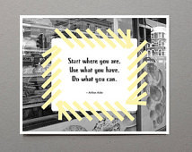 ... Grey Decor Inspirational Quote Print Inspirational Art Graphic Design