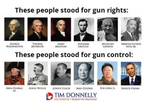 History lesson: figures who have stood in favor of gun rights vs. gun ...