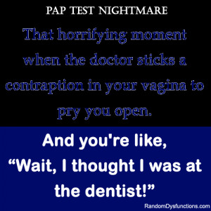 The dreaded pap test: Opening up (literally) about my experiences