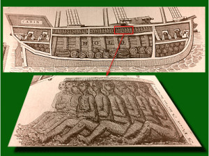slave hold diagram la rochelle slave ship 1741 guerrero was a spanish ...