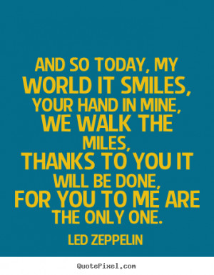 Led Zeppelin Love Quote Words