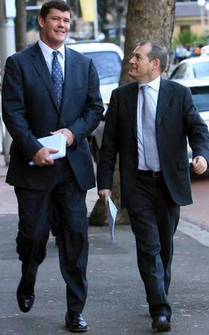 August 2006: James Packer and PBL executive John Alexander leave ...