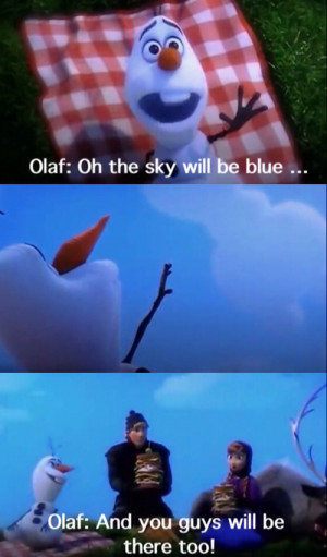 most popular tags for this image include olaf quotes frozen hans
