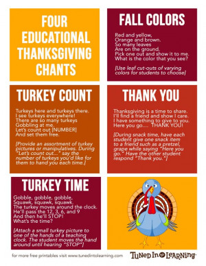 Fall and Thanksgiving Music Therapy Educational Activities - Tuned in ...