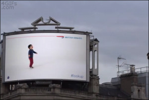 Clever British Airways Billboard Tracks Airplanes as They Fly Overhead