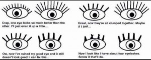 eyes, hate, make-up, mascara, me, quote, quotes, true