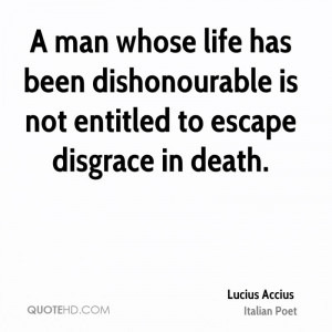 Lucius Accius Death Quotes