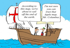 If Christopher Columbus Had Apple Maps [COMIC]