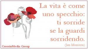 La #vita è come uno #specchio: ti #sorride se la guardi #sorridendo ...
