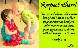 Respect Others Bible Verse