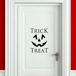 Trick Or Treat Jack o'Lantern Wall Quotes™ Decal