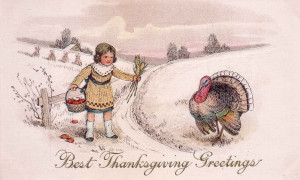 Happy Thanksgiving Vintage Cards, Quotes and Bible Verses