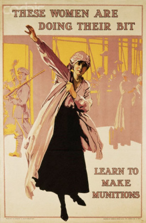 Munition Recruitment Poster 1914-1918