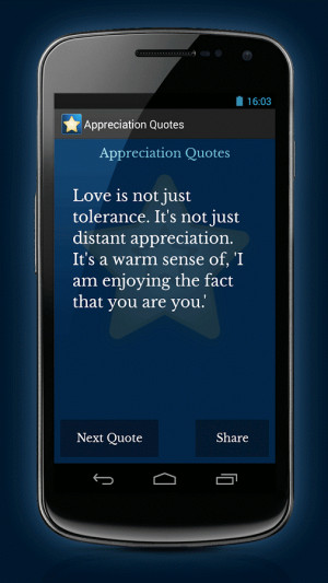 Appreciation Quotes - screenshot