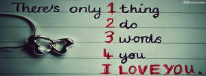 Love quotes facebook cover photo