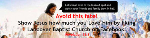 The Landover Baptist Church Forum > Church Forums > Landover to the ...