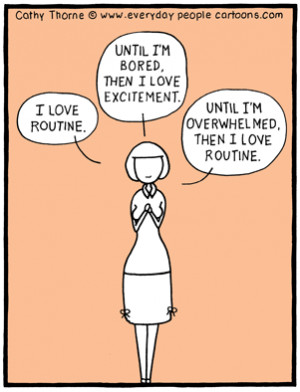 Cartoons about women, and the people who love and annoy them.