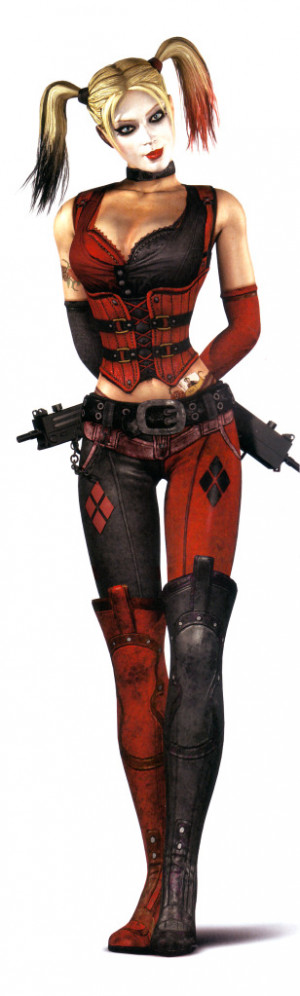 Harley Qwednesday :: Arkham City Harley Quinn Concept Art