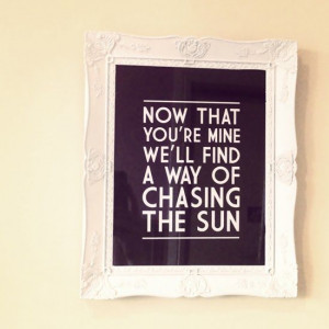 Oasis - Slide Away art print #shabbychic