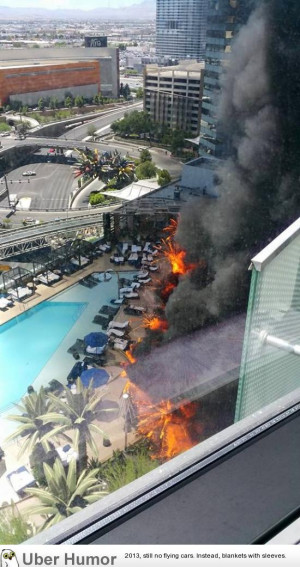 So.. I’m in Vegas.. and our pool is on fire.