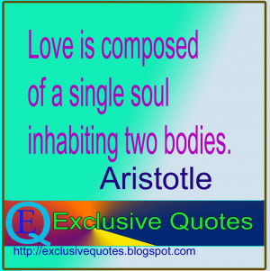 aristotle, love quotes