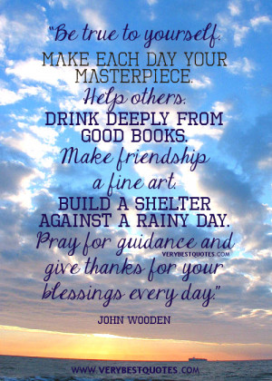 ... and give thanks for your blessings every day – Inspirational Quotes