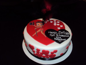 16 Betty Boop Cake Designs with Quotes 14