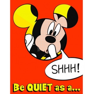 Eureka Poster: Mickey Quiet As A Mouse, 17 x 22