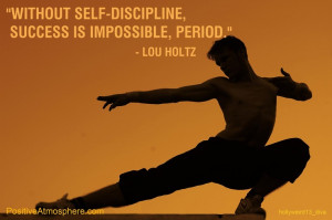 self discipline is succes