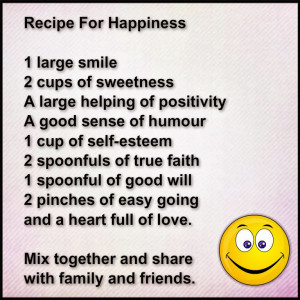 Recipe For Happiness