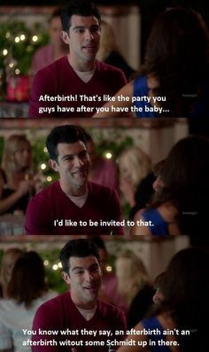 laughed for a long time at this one, too. schmidt is the BEST