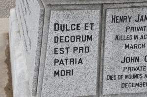 To Our Glorious War Dead: Dulce et Decorum Est Pro Patria Mori