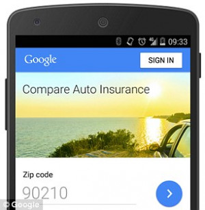 Google said that people searching for car insurance on their phone or ...