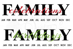 Family Quotes | Vinyl Wall Decals & Sayings