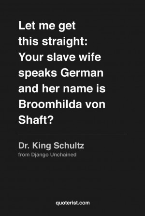 ... is Broomhilda von Shaft?