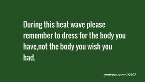 quotes about heat waves