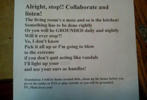 Mom Uses Vanilla Ice's Lyrics to Get Kids to Clean Up
