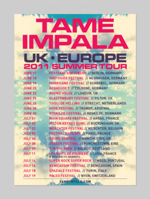 Back > Gallery For > Tame Impala Poster For Sale