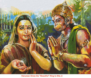 your favorite scene in the Ramayan story? Mine's is when Hanuman ...
