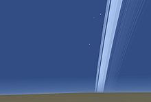 the elevation of the plane of saturn s rings above the earth is ...