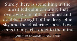 Jonathan Edwards & #Nature #Quote