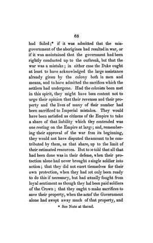 Imperial Policy Towards The Colony