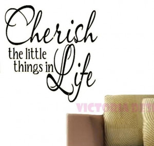 Cherish the little things in lifeDesign on a by victorialogodesign, $ ...
