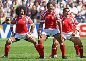 Let's hear it for the ten-ton Tongans from the world's fattest country ...