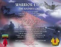 Infantryman Creed Poster