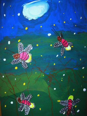 Moonlit Fireflies