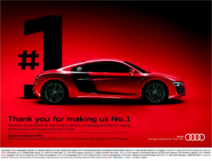audi is thankful to its family of audi owners dealers employees and ...