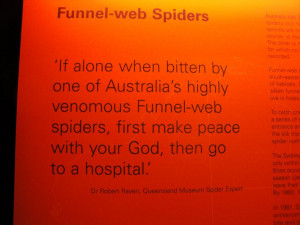 Great Quote in The Bugs Section of Meb. Museum