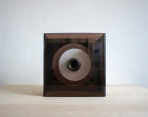... Light // Mod Style Lighting Lamp // Square Brown Geometric Neutral