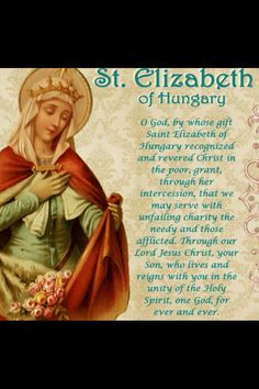st elizabeth of hungary patron saint of bakers more patron saint